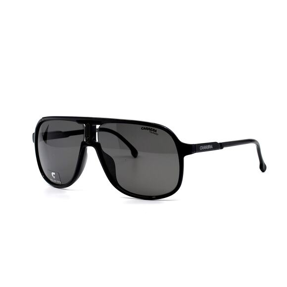 NEW CARRERA 1047/S BLACK GREY POLARIZED AUTHENTIC SUNGLASSES - Picture 3 of 10